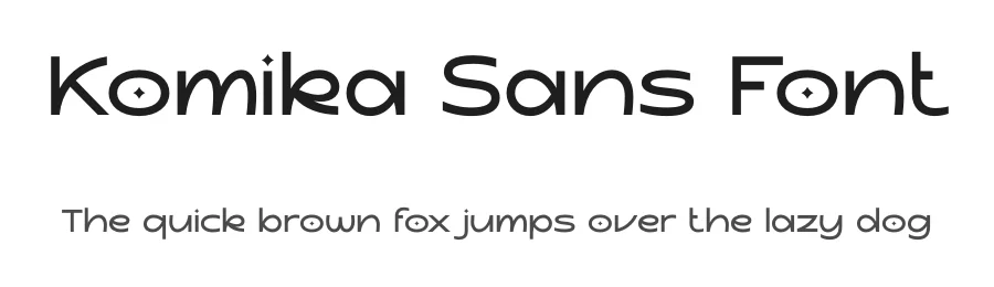 Komika Sans Font by Zafara — Decorative Font