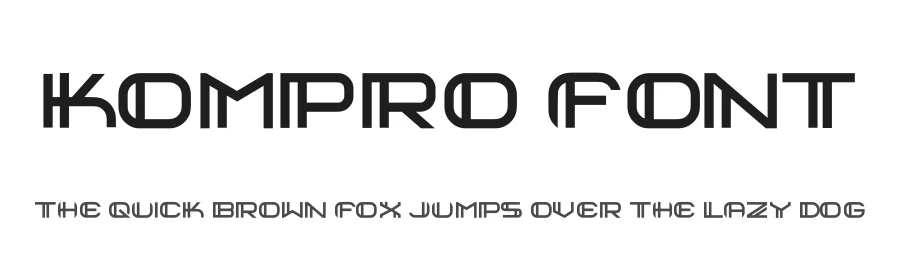 kompro Font by hayoyuka8 — Display Font