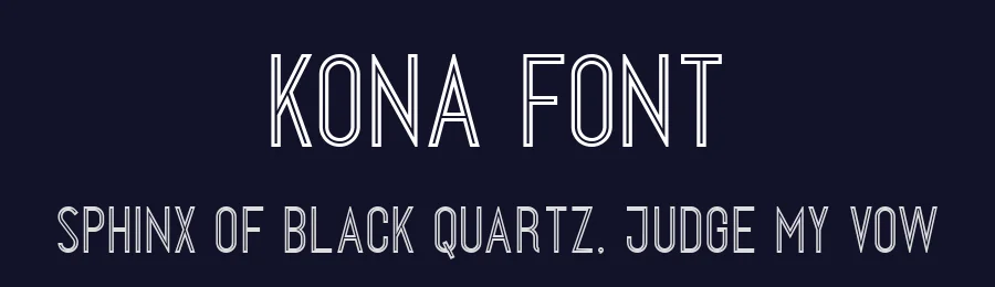Kona Font by Linecreative — Display Font — thumbnail 2