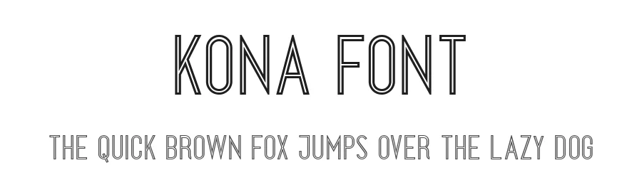 Kona Font by Linecreative — Display Font