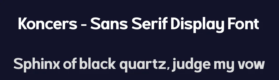 Koncers – Sans Serif Display Font by timelesstype.co — Display Font — thumbnail 2