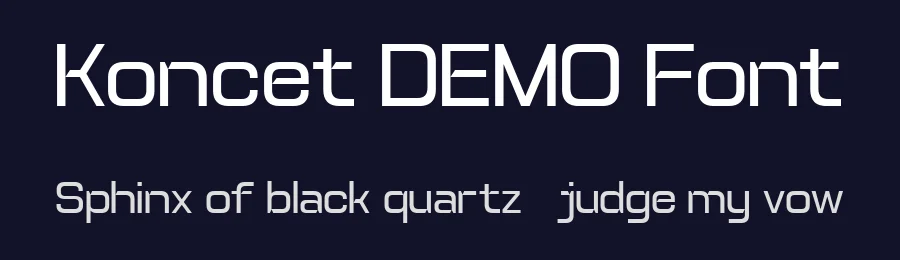Koncet DEMO Font by Ragamkata — Display Font — thumbnail 2