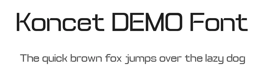 Koncet DEMO Font by Ragamkata โ Display Font
