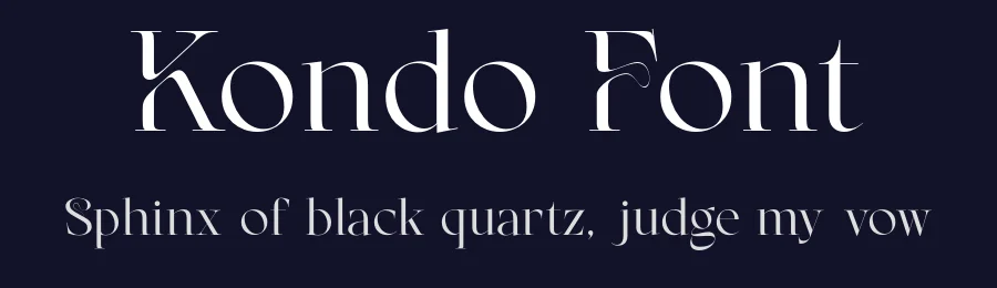 Kondo Font by Surplus Type Co — Serif Font — thumbnail 2