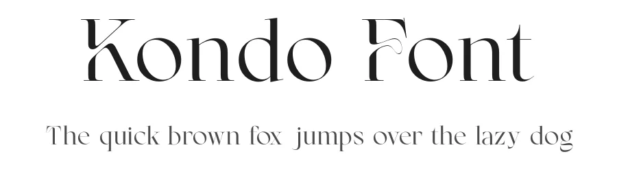 Kondo Font by Surplus Type Co — Serif Font