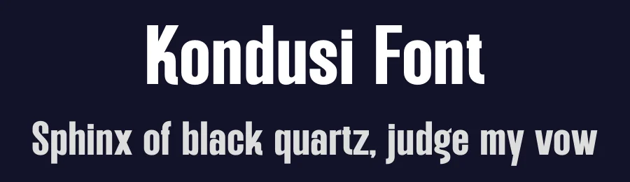 Kondusi Font by TypeLogue — Sans Serif Font — thumbnail 2