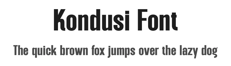 Kondusi Font by TypeLogue — Sans Serif Font