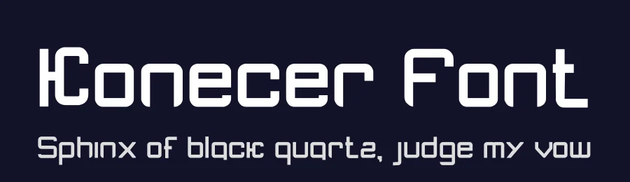 Konecer Font by hayoyuka8 — Display Font — thumbnail 2
