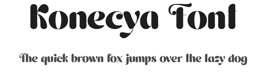 Konecya Font by gatype — Display Font