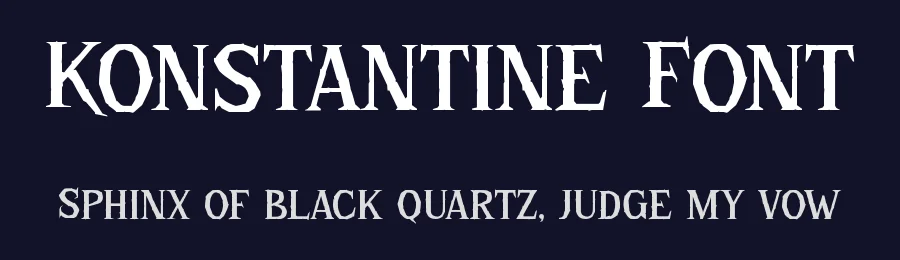Konstantine Font by TokoPress — Display Font — thumbnail 2