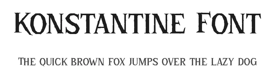 Konstantine Font by TokoPress โ Display Font