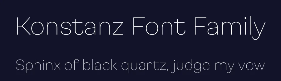 Konstanz Font Family by W Type Foundry — Sans Serif Font — thumbnail 2