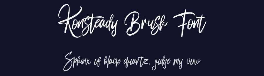 Konsteady Brush Font by stripesstudio — Script Handwritten Font — thumbnail 2