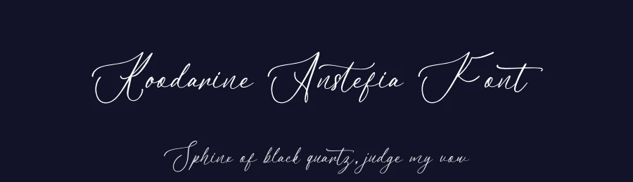 Koodarine Anstefia Font by letterenastudios — Script Handwritten Font — thumbnail 2
