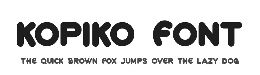 kopiko Font by futuristypestudio — Display Font