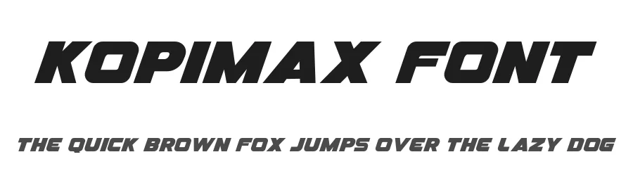 Kopimax Font by Khurasan — Sans Serif Font