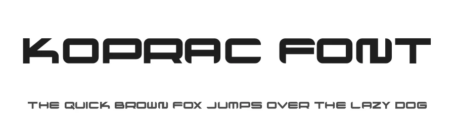 Koprac Font by hayoyuka8 — Display Font
