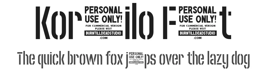 Koramilo Font by burntilldead — Display Font