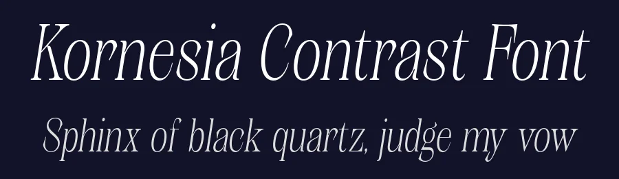 Kornesia Contrast Font by Mantype Studio — Serif Font — thumbnail 2