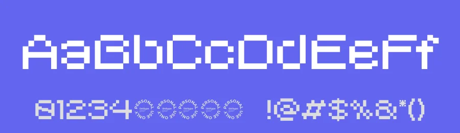 Kospix – Pixel Font by limitype — Display Font — thumbnail 3