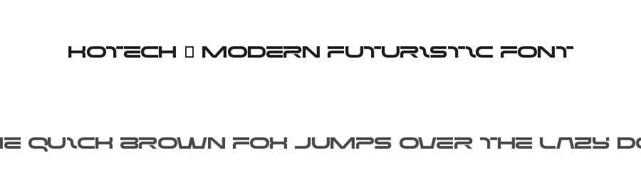 Kotech – Modern Futuristic Font by MasyafiStudio — Display Font