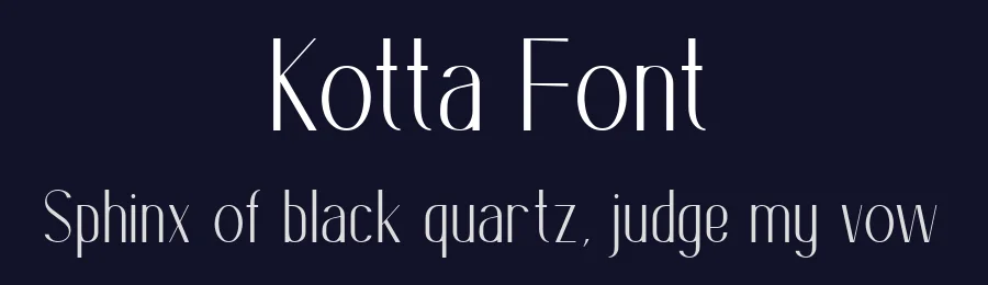 Kotta Font by MayoDesign — Sans Serif Font — thumbnail 2