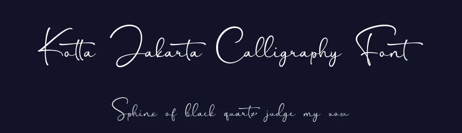 Kotta Jakarta Calligraphy Font by Basnistudio — Decorative Font — thumbnail 2