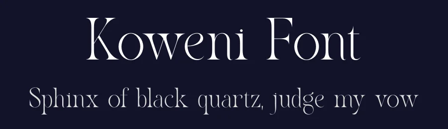 Koweni Font by SURATMI — Serif Font — thumbnail 2
