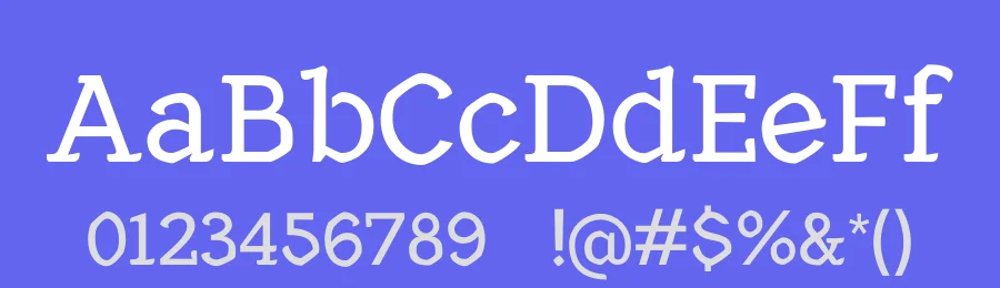 Kråketær Typeface by Renate B Hagen — Slab Serif Font — thumbnail 3