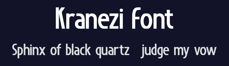 Kranezi Font by Flawless And Co — Display Font — thumbnail 2