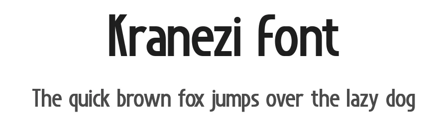 Kranezi Font by Flawless And Co — Display Font