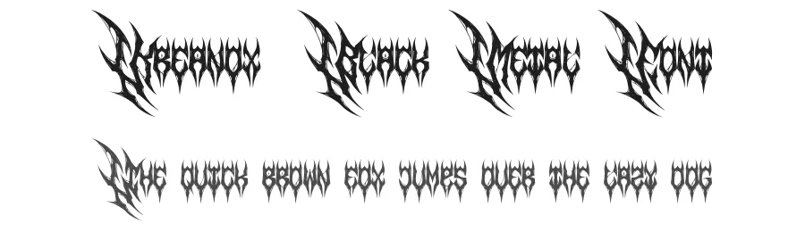 Kreanox | Black Metal Font by Denustudios — Blackletter Font