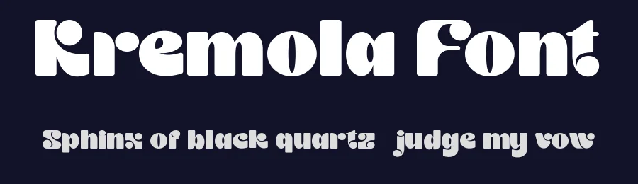 Kremola Font by Fontliner — Display Font — thumbnail 2