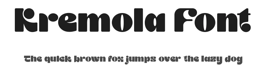 Kremola Font by Fontliner — Display Font