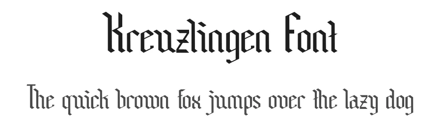Kreuzlingen Font by Rachmad bagus f — Blackletter Font