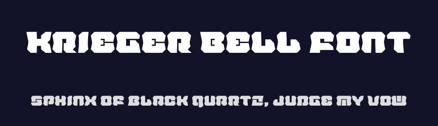 Krieger Bell Font by Iconian Fonts — Display Font — thumbnail 2