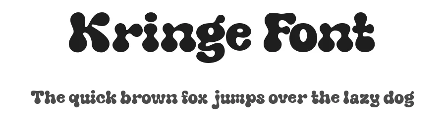 Kringe Font by Fontliner — Display Font