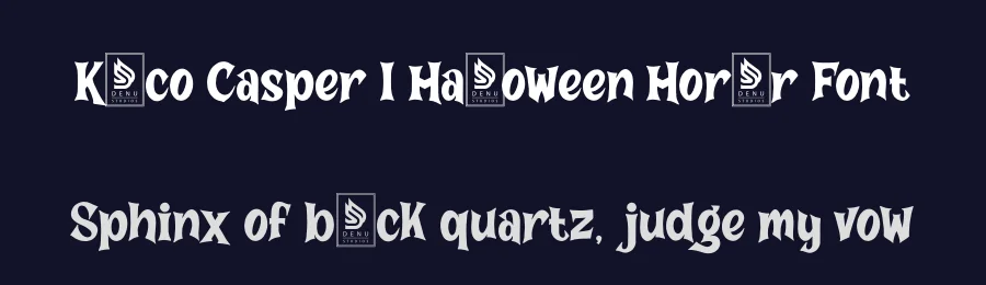 Kroco Casper | Halloween Horror Font by Gracetypestudio — Decorative Font — thumbnail 2