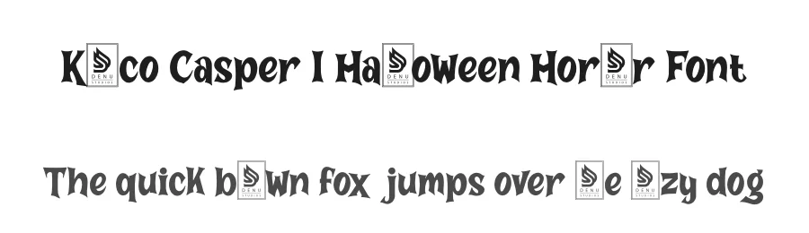 Kroco Casper | Halloween Horror Font