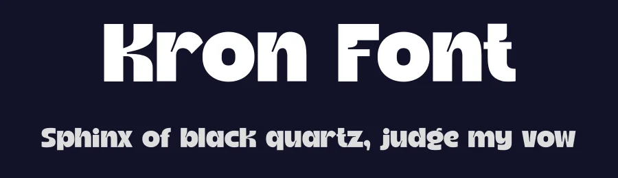 Kron Font by Pinisi ART — Display Font — thumbnail 2
