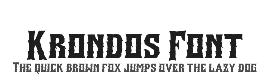 Krondos Font by alit design — Display Font