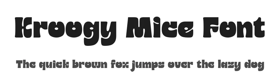 Kroogy Mice Font by alit design — Display Font