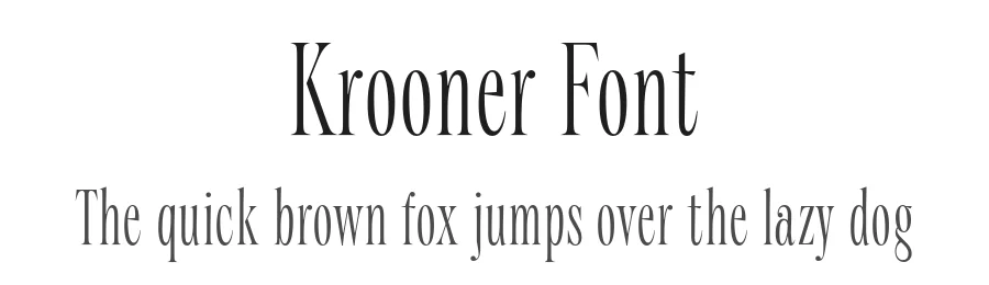 Krooner Font by Nois — Serif Font