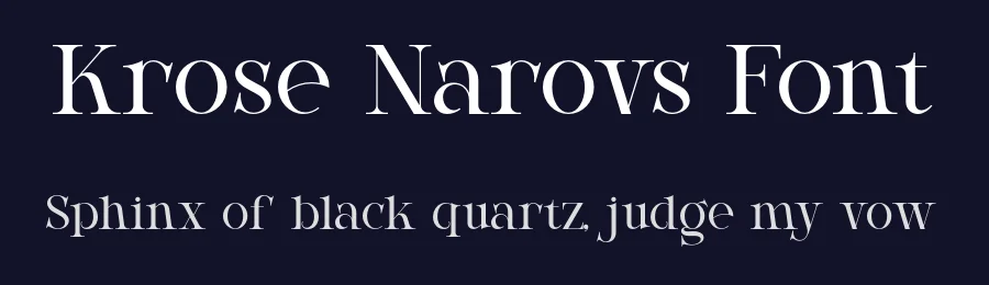 Krose Narovs Font by ErmediaStudio — Serif Font — thumbnail 2
