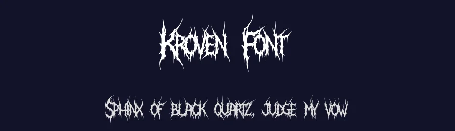 Kroven Font by MasyafiStudio — Display Font — thumbnail 2
