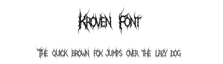 Kroven Font by MasyafiStudio — Display Font