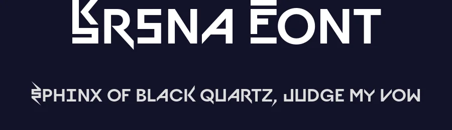 Krsna Font by Swiss Typefaces — Decorative Font — thumbnail 2