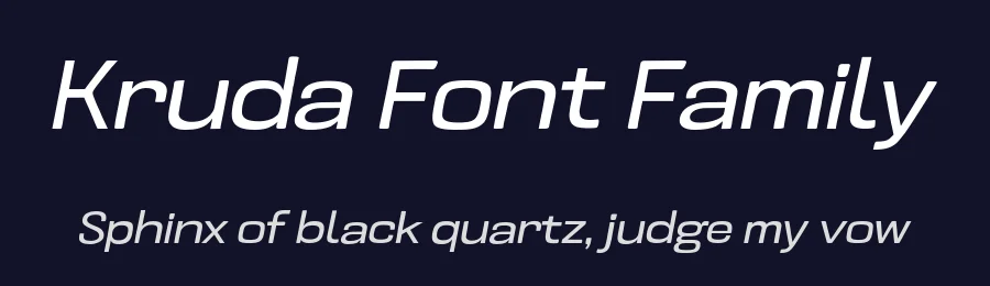 Kruda Font Family by Akufadhl — Sans Serif Font — thumbnail 2