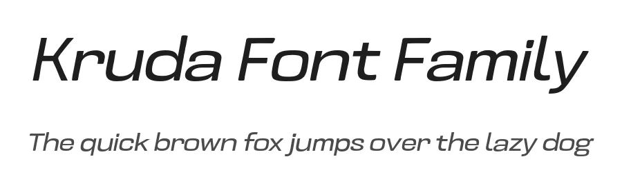 Kruda Font Family by Akufadhl — Sans Serif Font