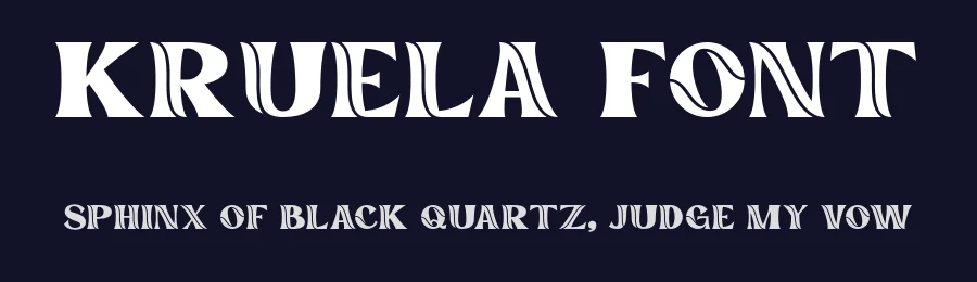 Kruela Font by ErmediaStudio — Serif Font — thumbnail 2